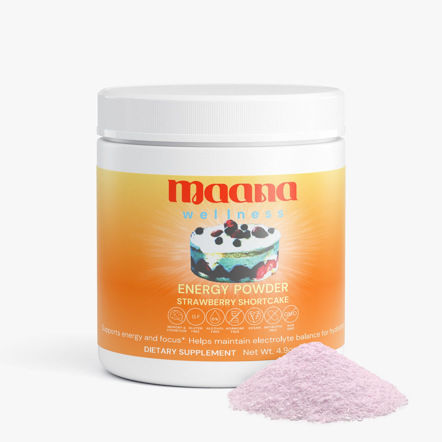 Energy Powder (Strawberry Shortcake)